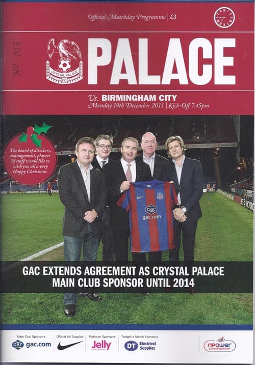 Crystal Palace FC v Birmingham City FC